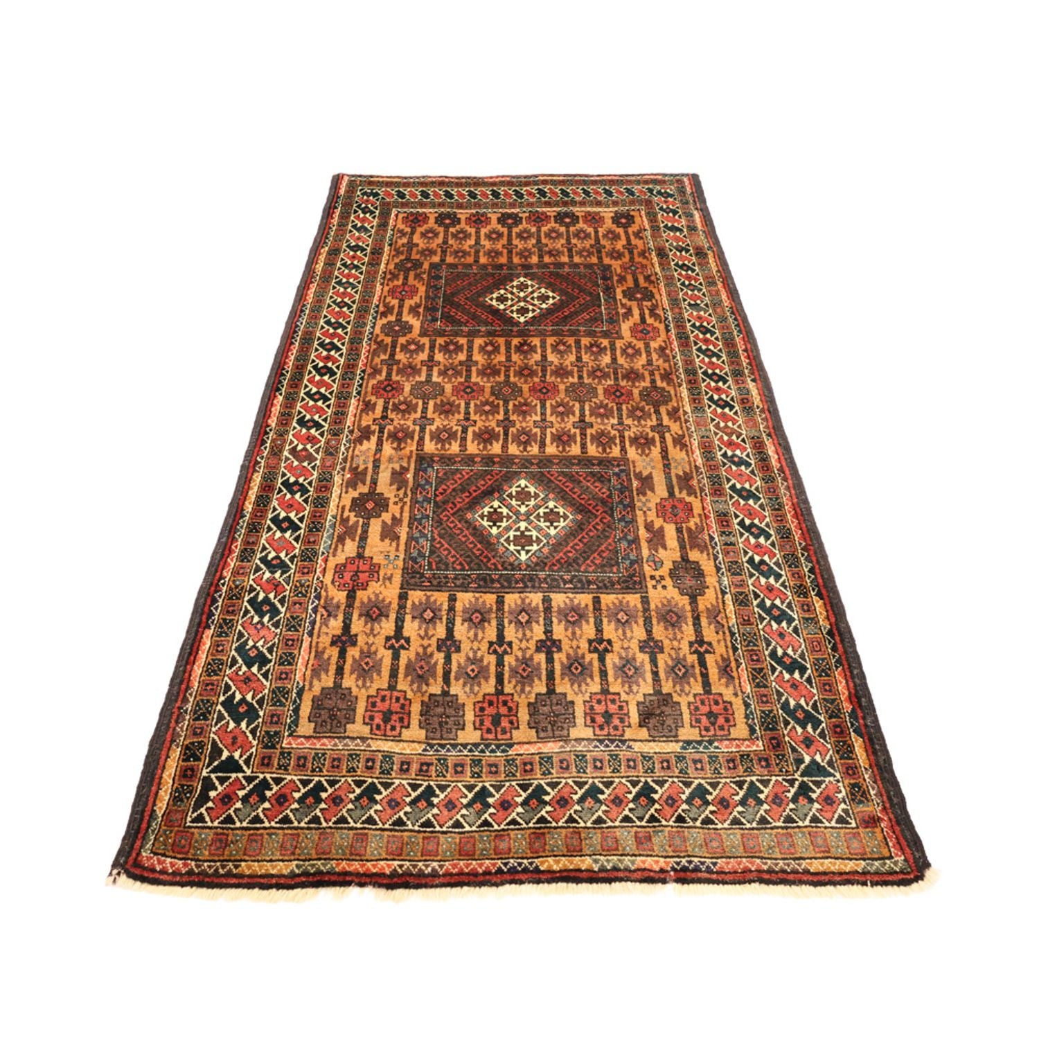 Tapis de couloir Tapis Belutsch - 230 x 120 cm - marron