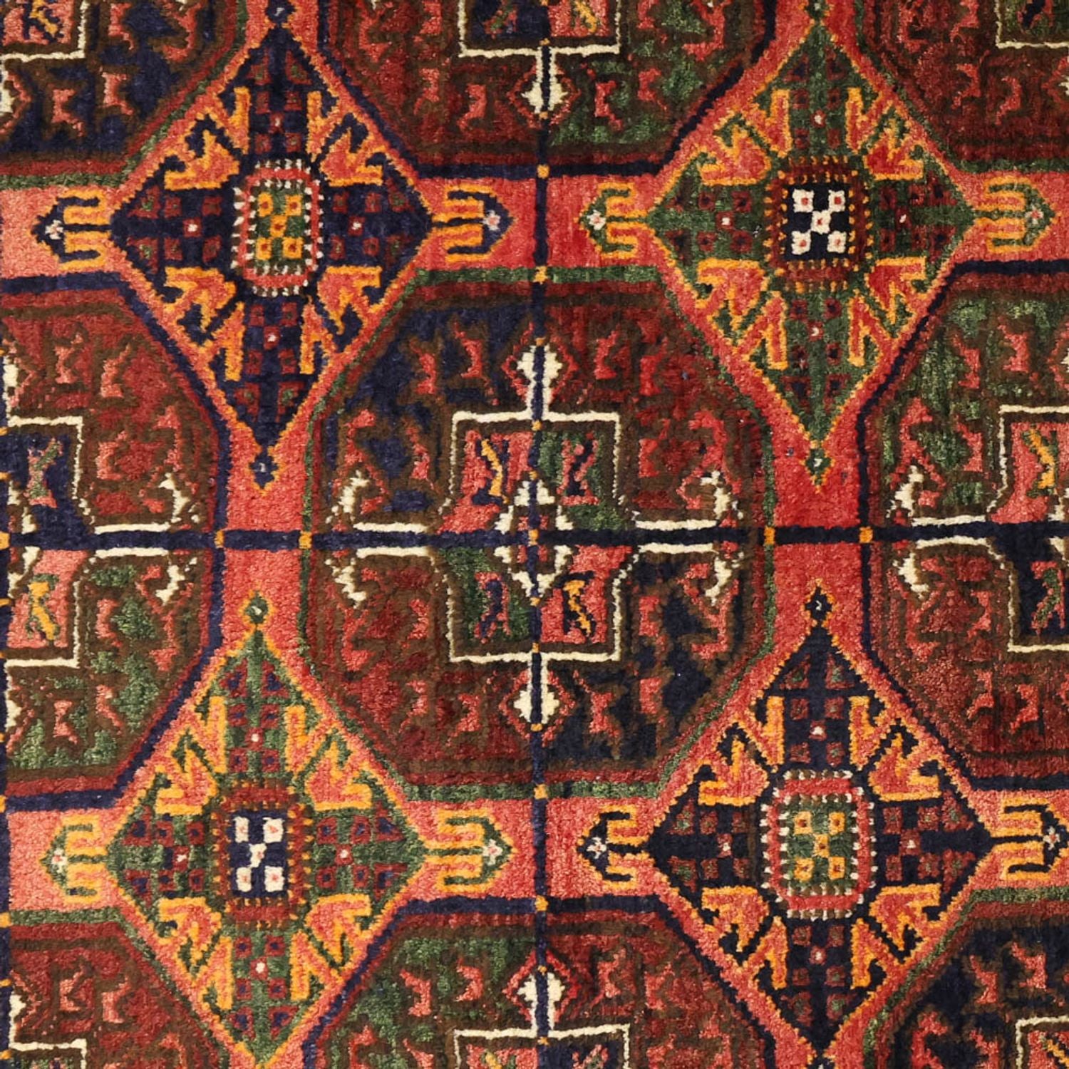 Tapis de couloir Tapis Belutsch - 254 x 117 cm - marron