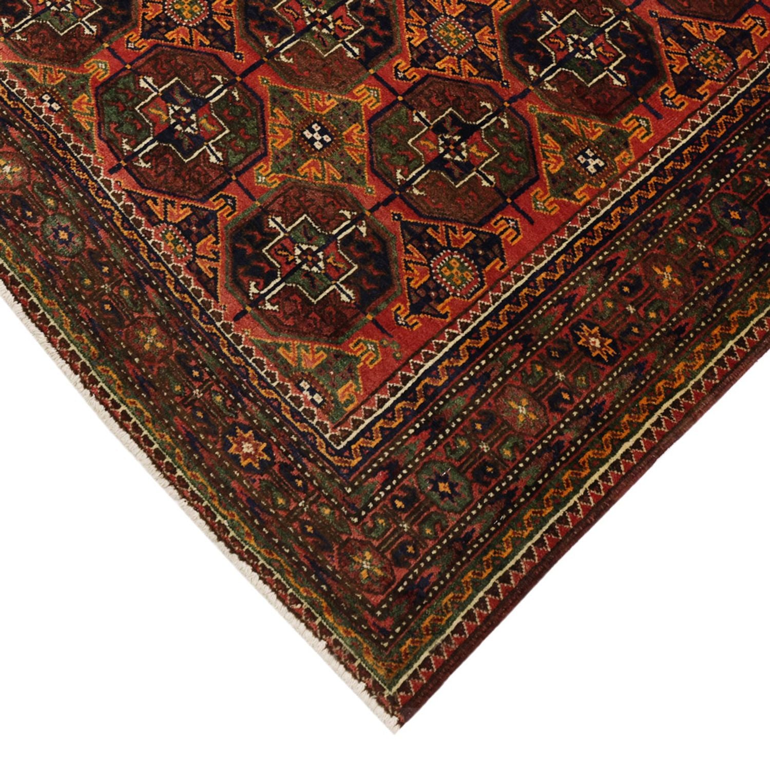 Tapis de couloir Tapis Belutsch - 254 x 117 cm - marron