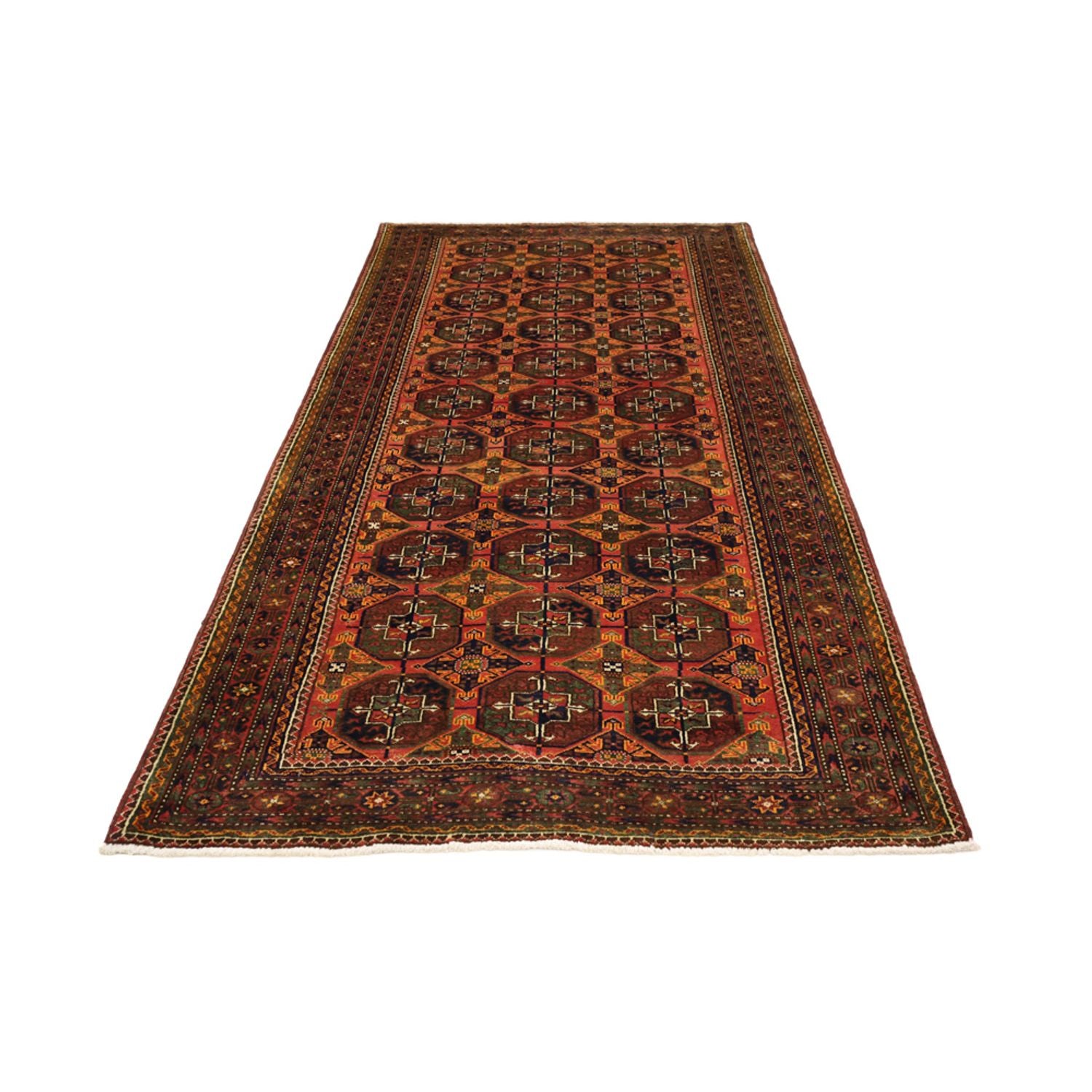 Tapis de couloir Tapis Belutsch - 254 x 117 cm - marron