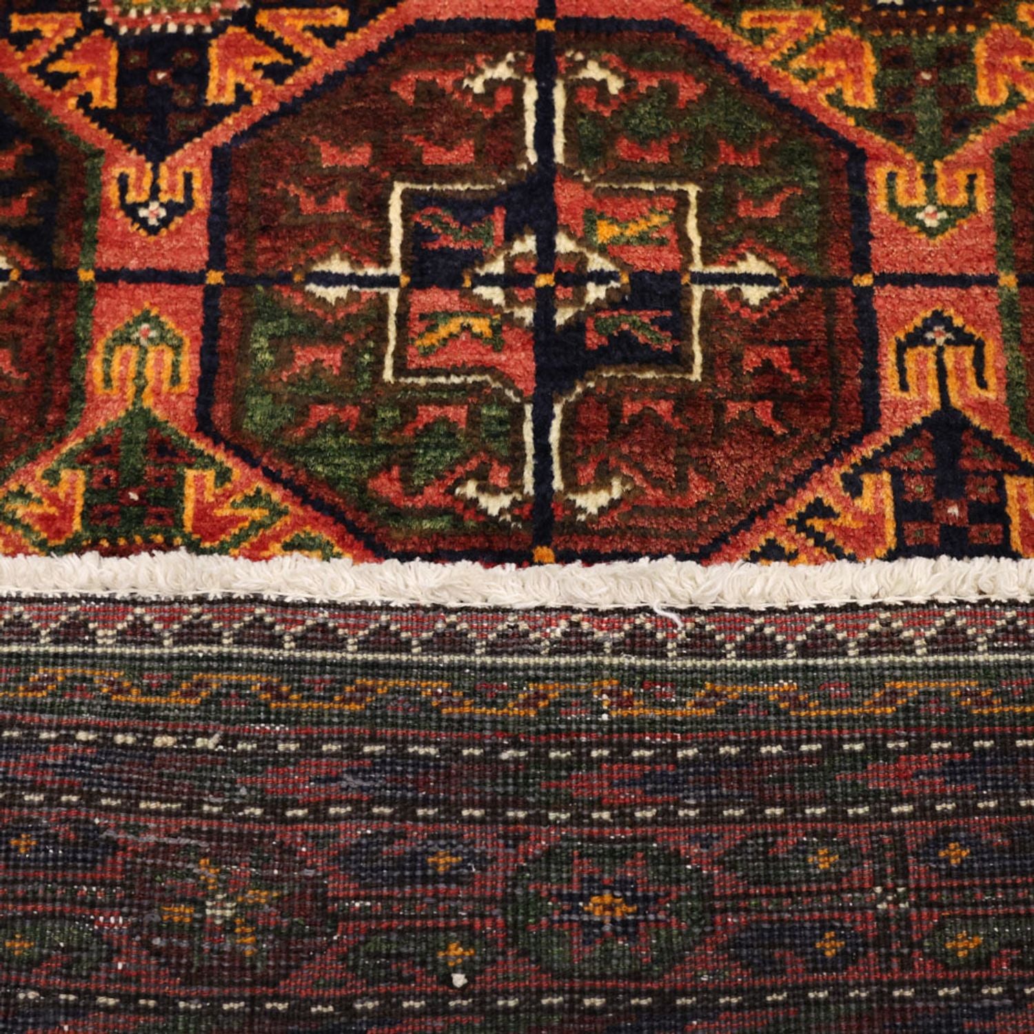 Tapis de couloir Tapis Belutsch - 254 x 117 cm - marron