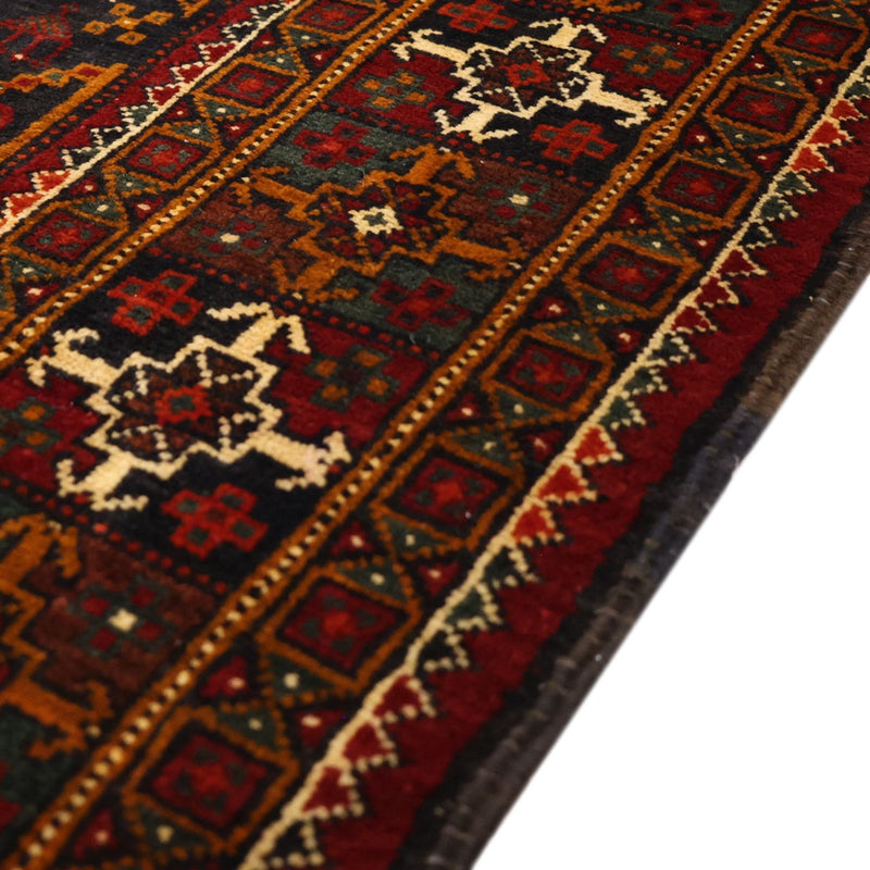 Tapis de couloir Tapis Belutsch - 293 x 108 cm - rouge foncé