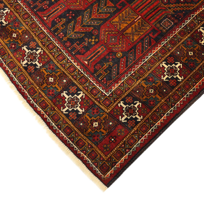 Tapis de couloir Tapis Belutsch - 293 x 108 cm - rouge foncé