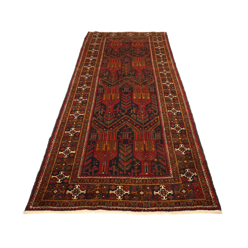 Tapis de couloir Tapis Belutsch - 293 x 108 cm - rouge foncé