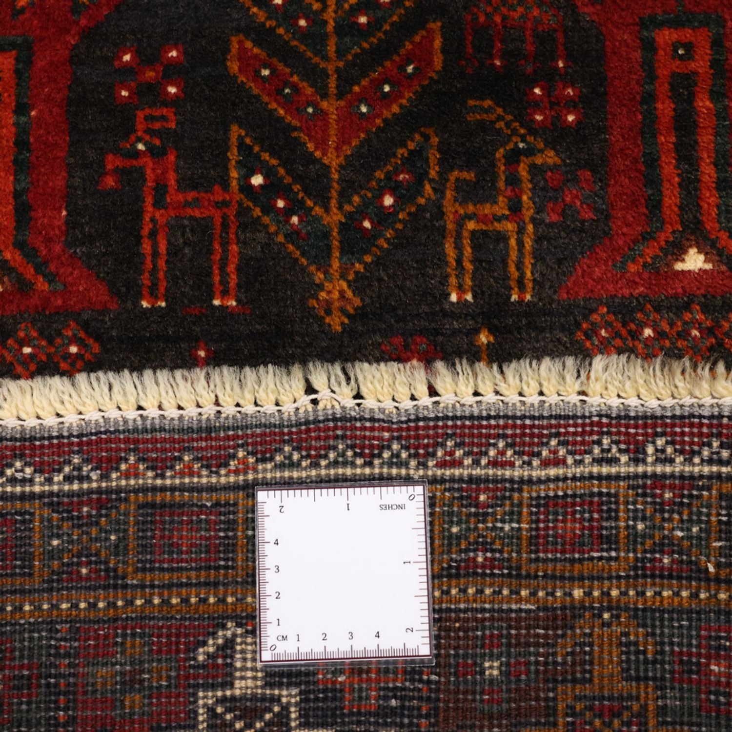 Tapis de couloir Tapis Belutsch - 293 x 108 cm - rouge foncé
