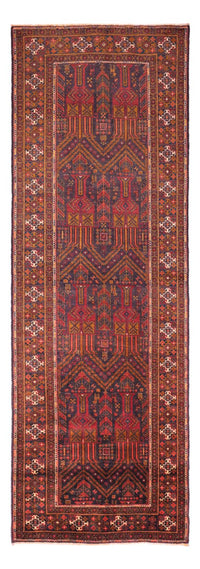 Tapis de couloir Tapis Belutsch - 292 x 103 cm - rouge foncé