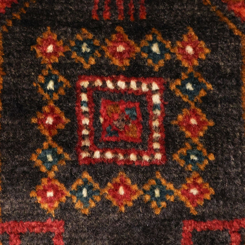 Tapis de couloir Tapis Belutsch - 292 x 103 cm - rouge foncé