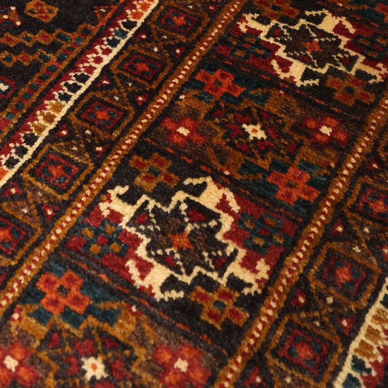 Tapis de couloir Tapis Belutsch - 292 x 103 cm - rouge foncé