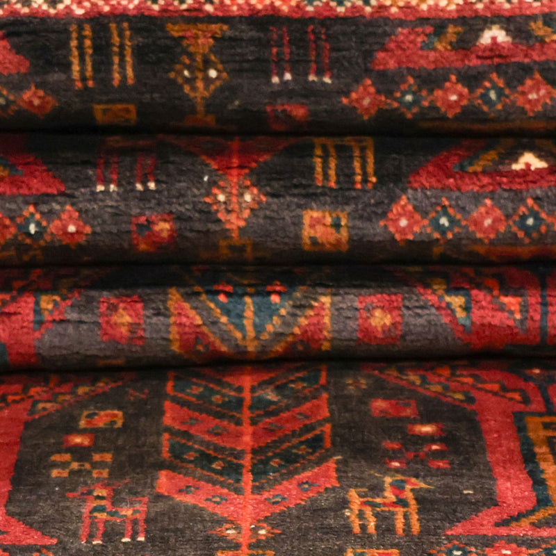 Tapis de couloir Tapis Belutsch - 292 x 103 cm - rouge foncé