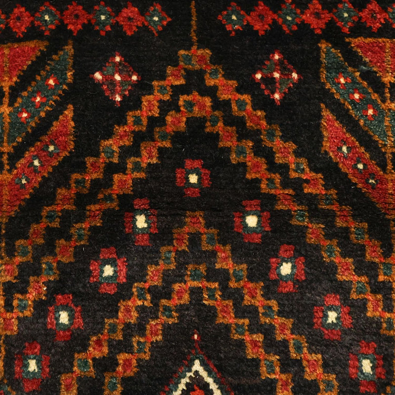 Tapis de couloir Tapis Belutsch - 297 x 107 cm - rouge foncé