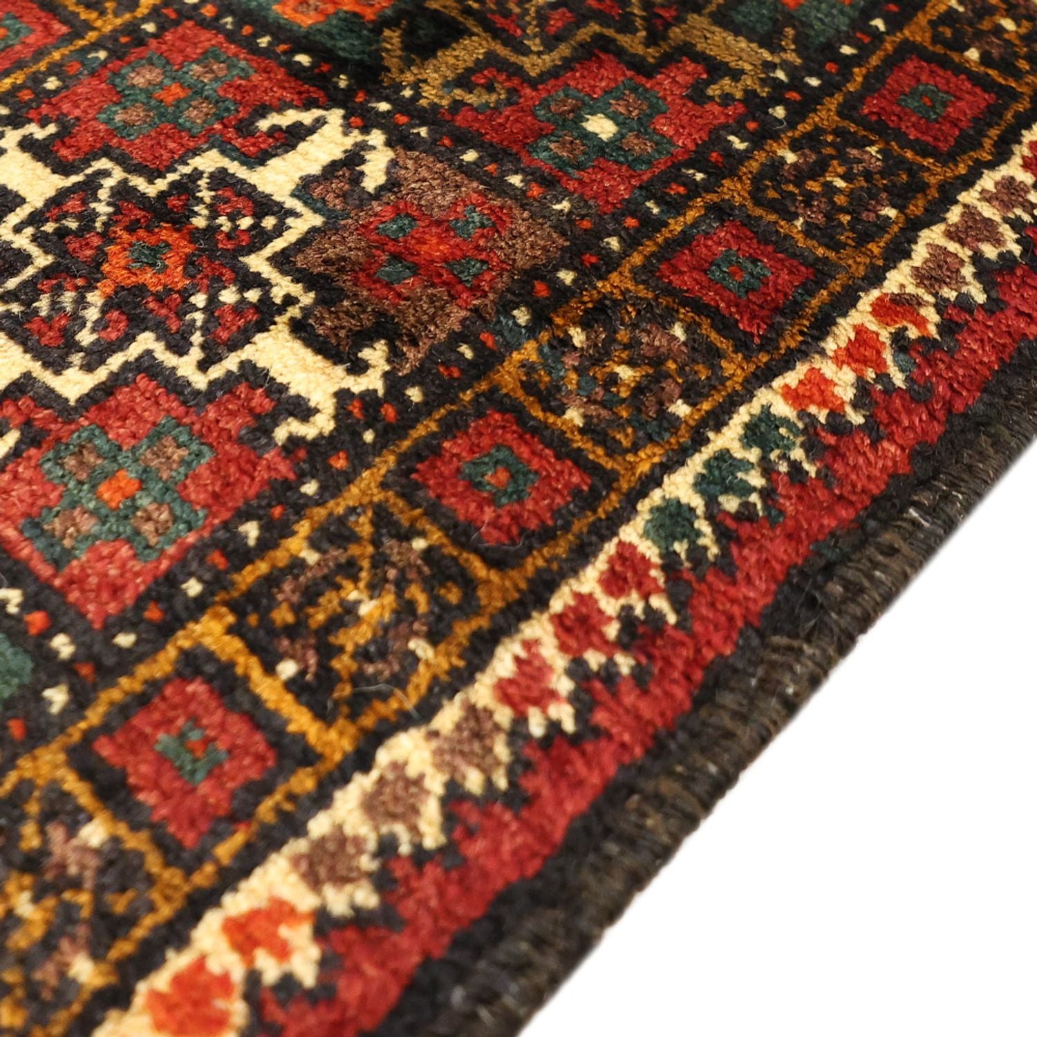 Tapis de couloir Tapis Belutsch - 297 x 107 cm - rouge foncé