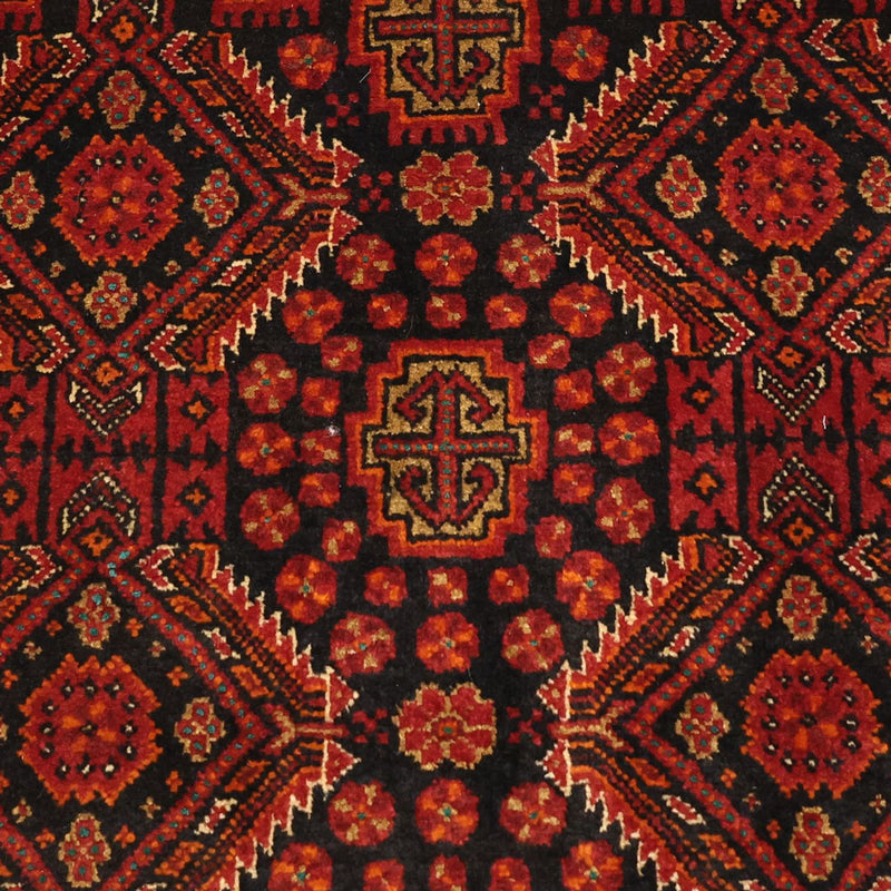 Tapis de couloir Tapis Belutsch - 223 x 115 cm - rouge foncé