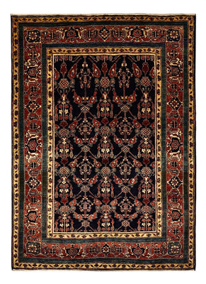 Tapis persan - Nomadic - 235 x 174 cm - bleu foncé