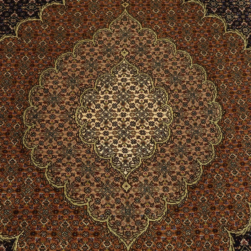 Tapis persan - Tabriz - Royal - Royal - 309 x 199 cm - marron foncé