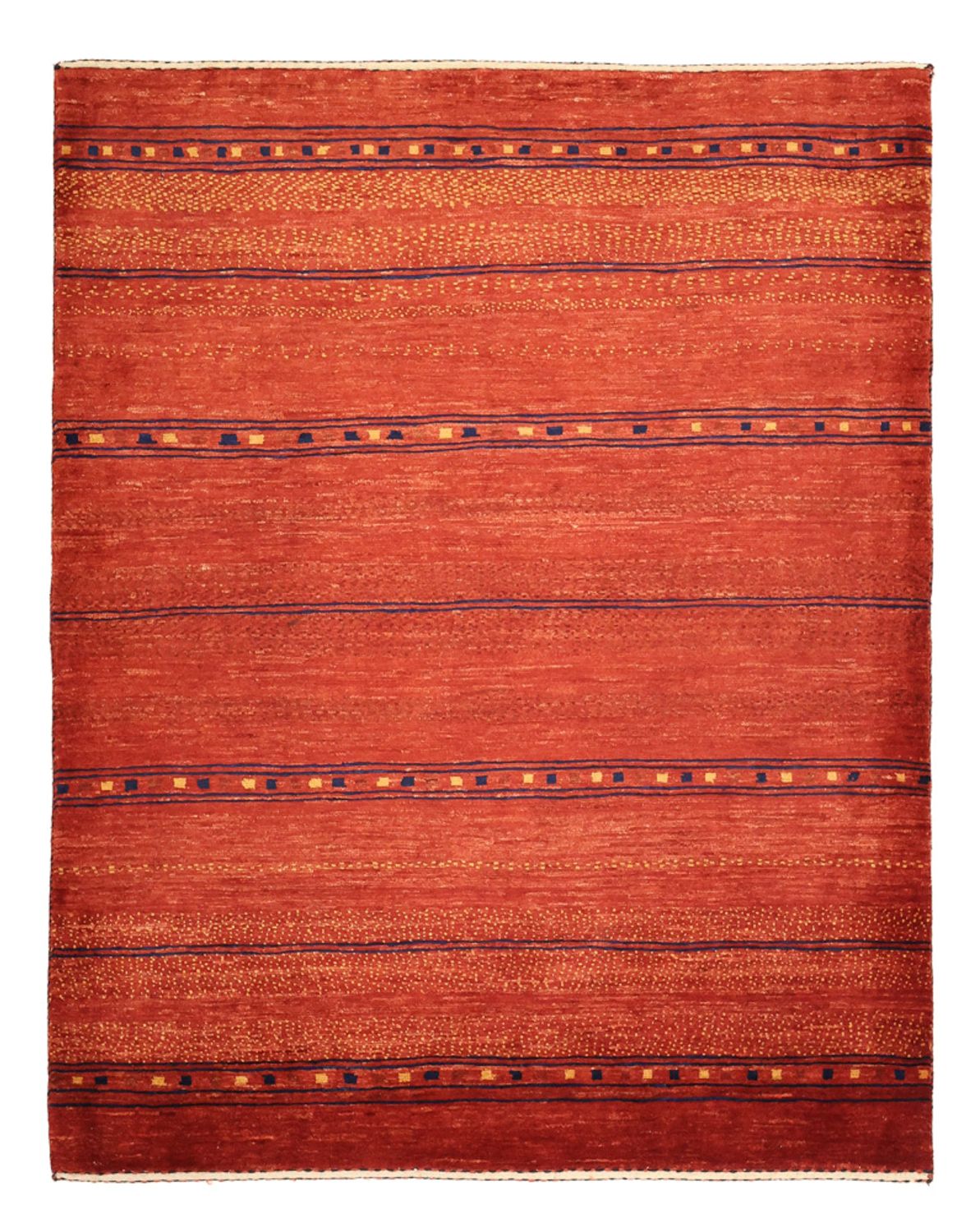 Tapis Gabbeh - Persan Kashkuli - 129 x 103 cm - multicolore