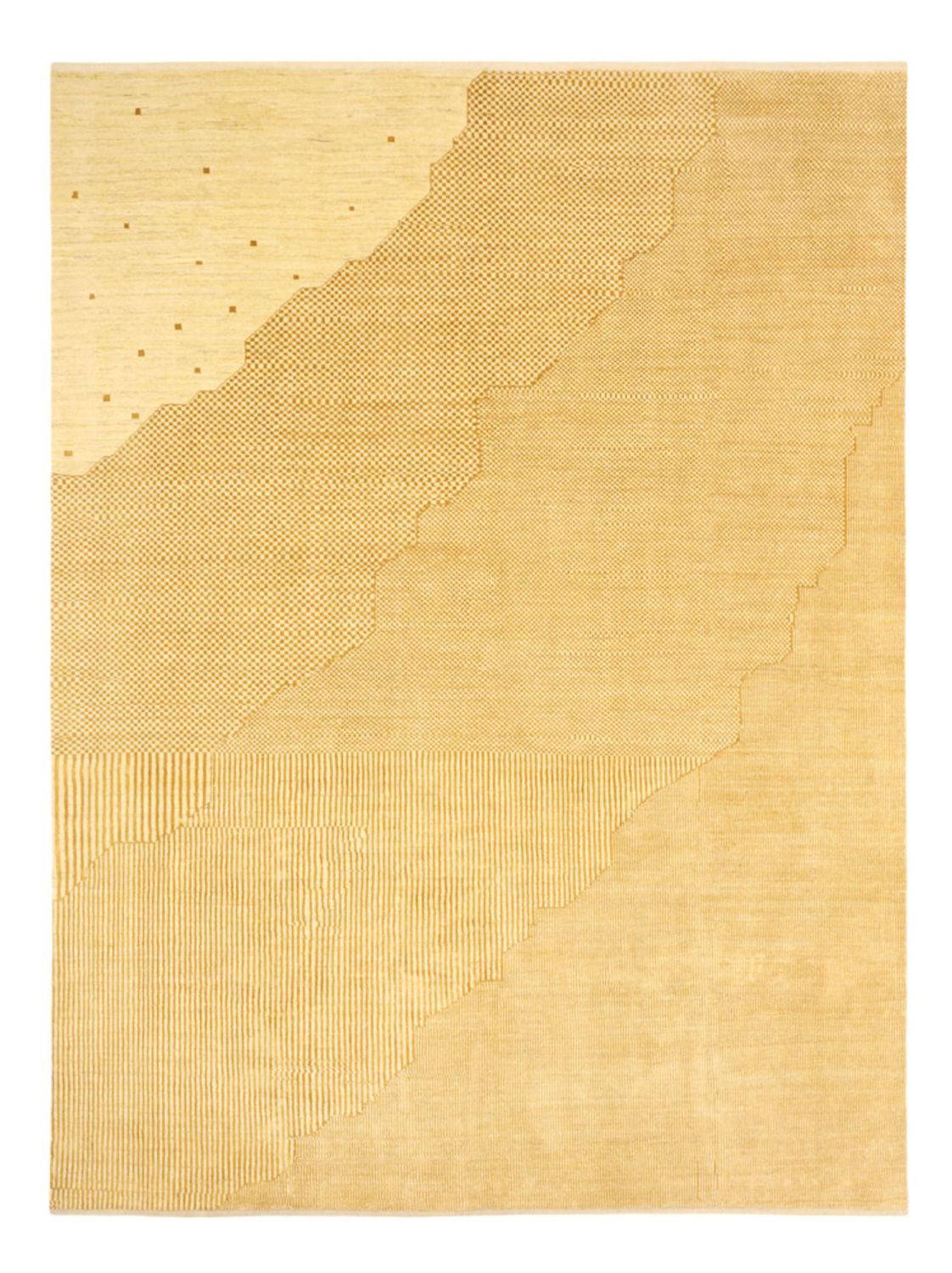 Tapis Gabbeh - Loribaft Persan - Royal - 324 x 250 cm - beige clair