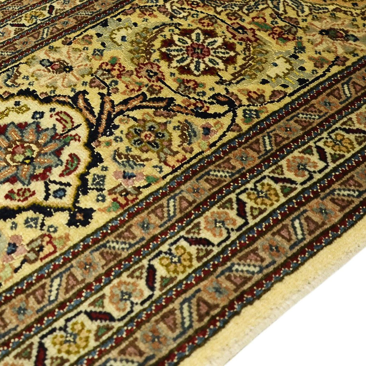 Tapis persan - Tabriz - Royal - Royal - 288 x 201 cm - beige foncé