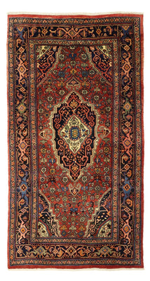 Tapis persan - Nomadic - 260 x 135 cm - terracotta