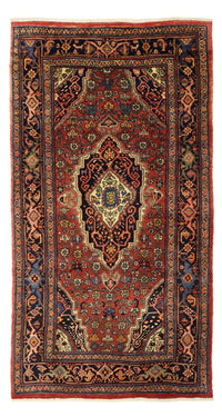 Tapis persan - Nomadic - 260 x 135 cm - terracotta