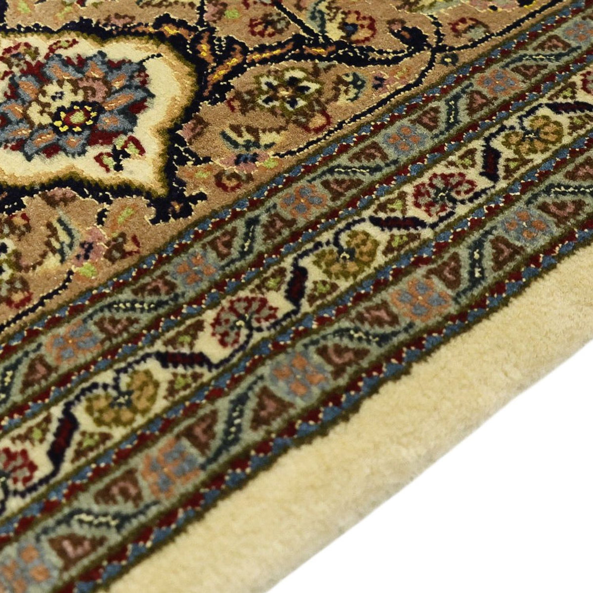 Tapis persan - Tabriz - Royal - Royal - 302 x 200 cm - beige foncé