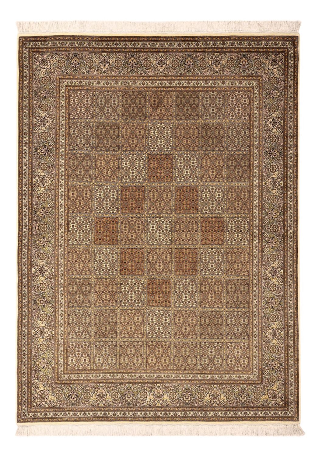 Tapis persan - Tabriz - Royal - Royal - 207 x 151 cm - beige foncé