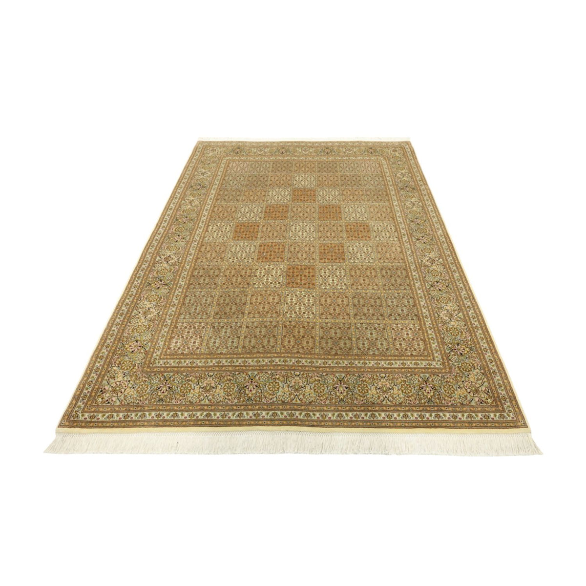 Tapis persan - Tabriz - Royal - Royal - 207 x 151 cm - beige foncé
