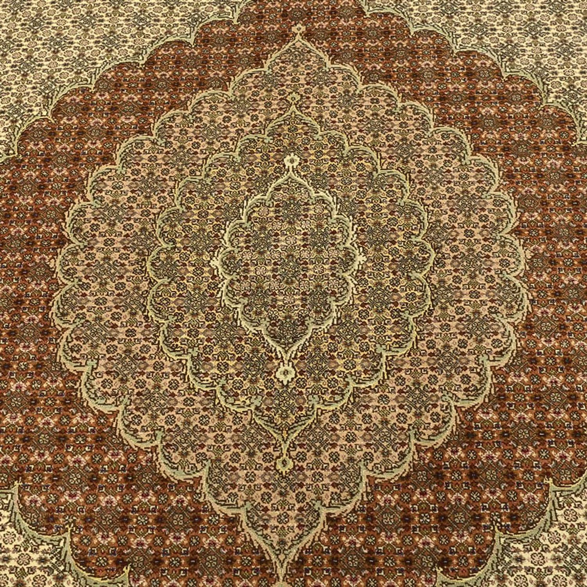 Tapis persan - Tabriz - Royal - Royal - 357 x 248 cm - beige clair