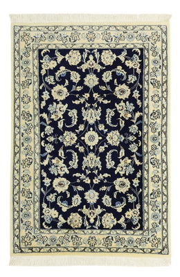 Tapis persan - Nain - Royal - Royal - 114 x 78 cm - bleu foncé