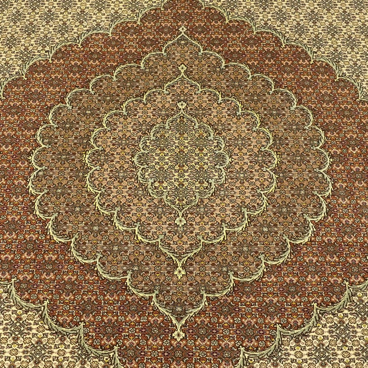 Tapis persan - Tabriz - Royal - Royal - 351 x 250 cm - beige foncé