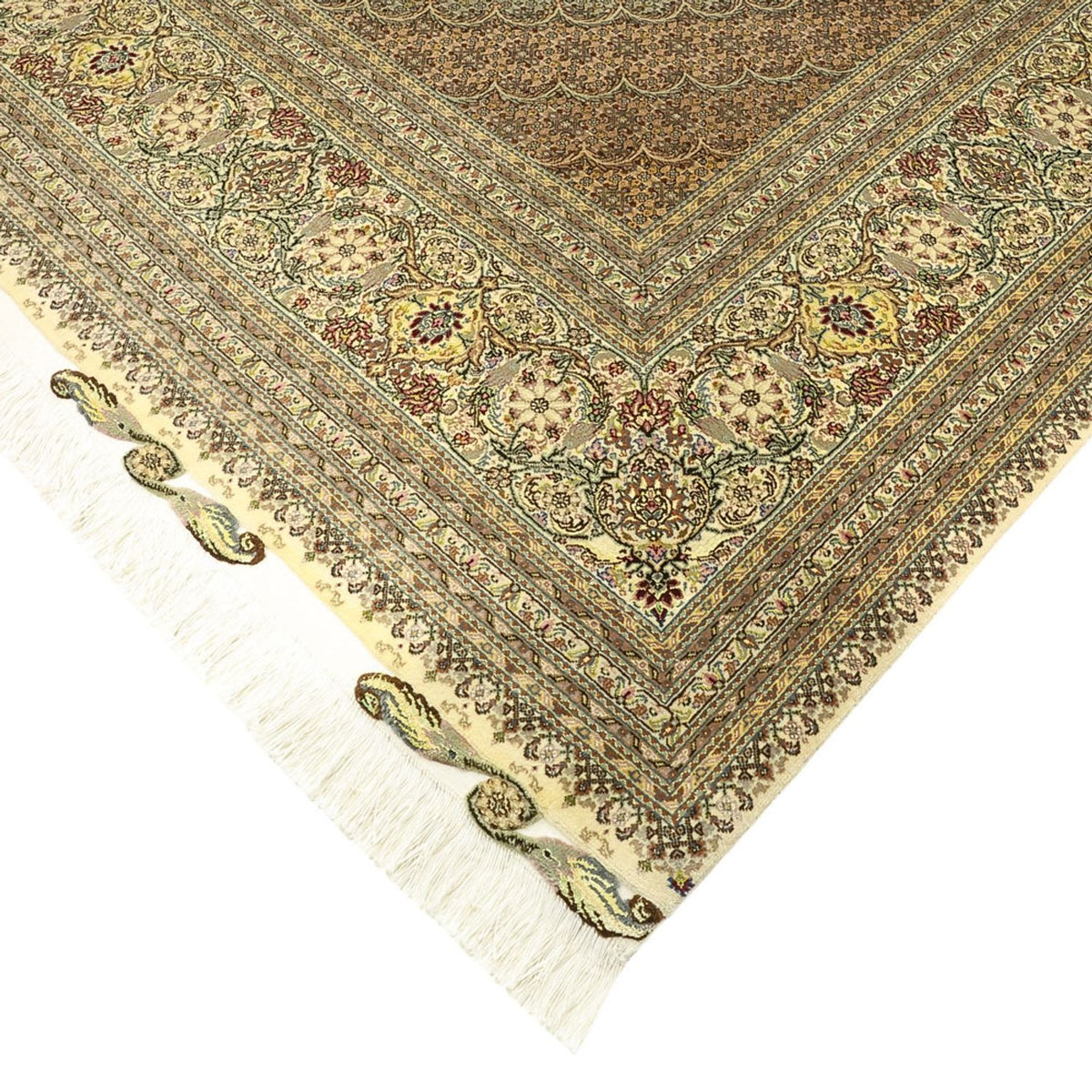 Tapis persan - Tabriz - Royal - Royal - 351 x 250 cm - beige foncé