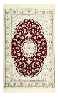 Tapis persan - Nain - Royal - Royal - 152 x 100 cm - rouge