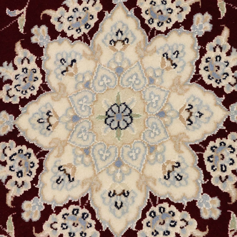 Tapis persan - Nain - Royal - Royal - 152 x 100 cm - rouge
