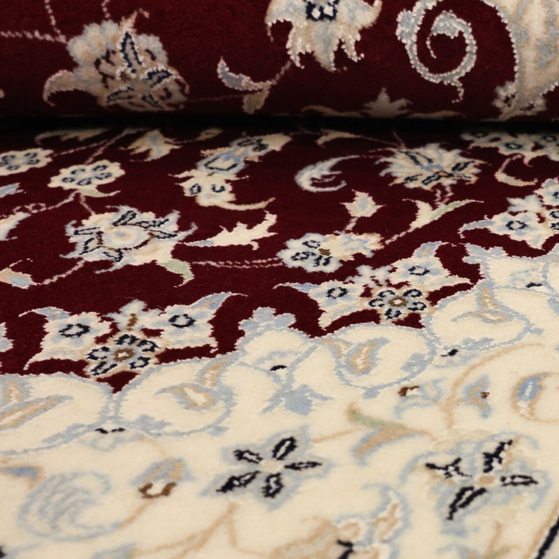 Tapis persan - Nain - Royal - Royal - 152 x 100 cm - rouge