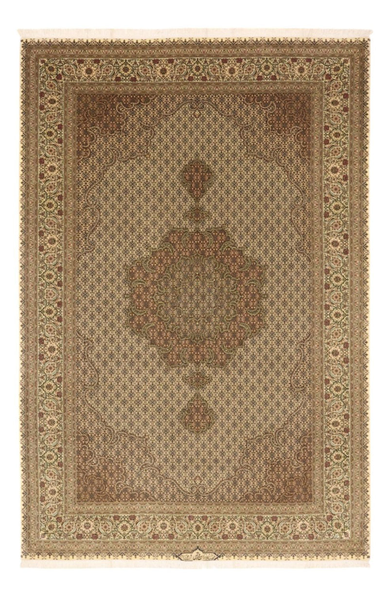 Tapis persan - Tabriz - Royal - Royal - 303 x 203 cm - beige foncé