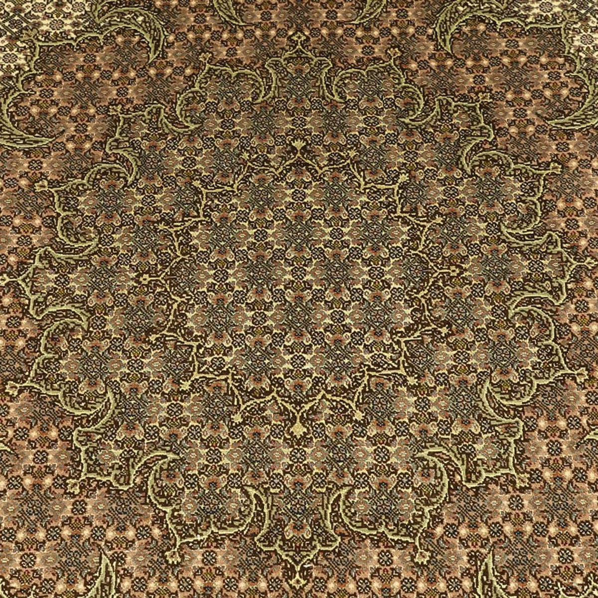 Tapis persan - Tabriz - Royal - Royal - 303 x 203 cm - beige foncé
