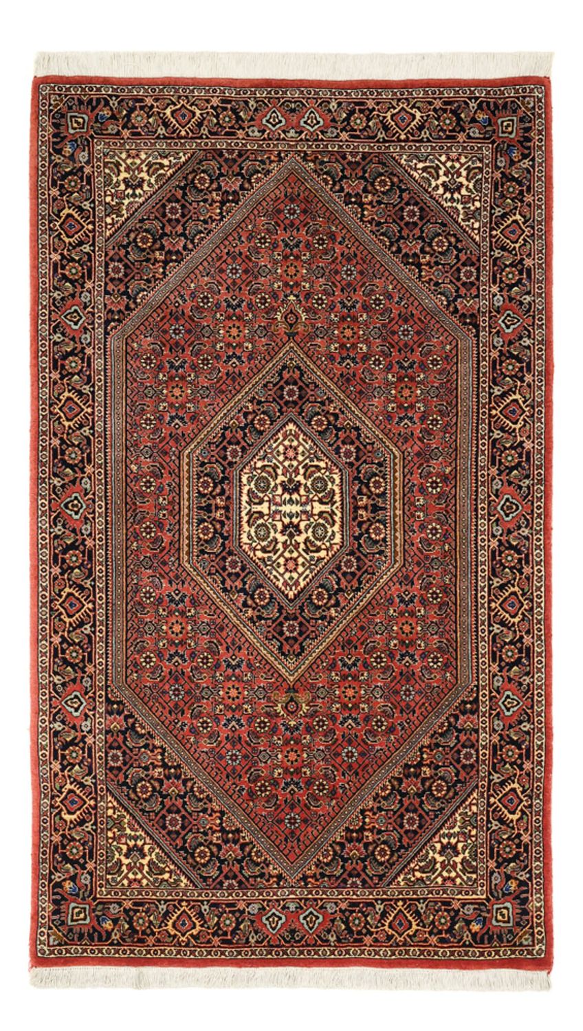 Tapis persan - Bidjar - 154 x 89 cm - rouge foncé
