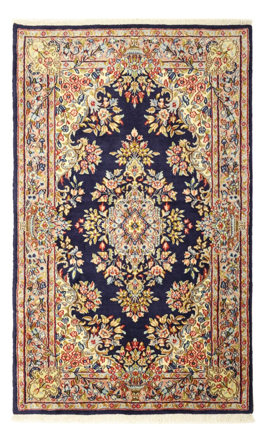 Tapis persan - Classique - 148 x 92 cm - bleu
