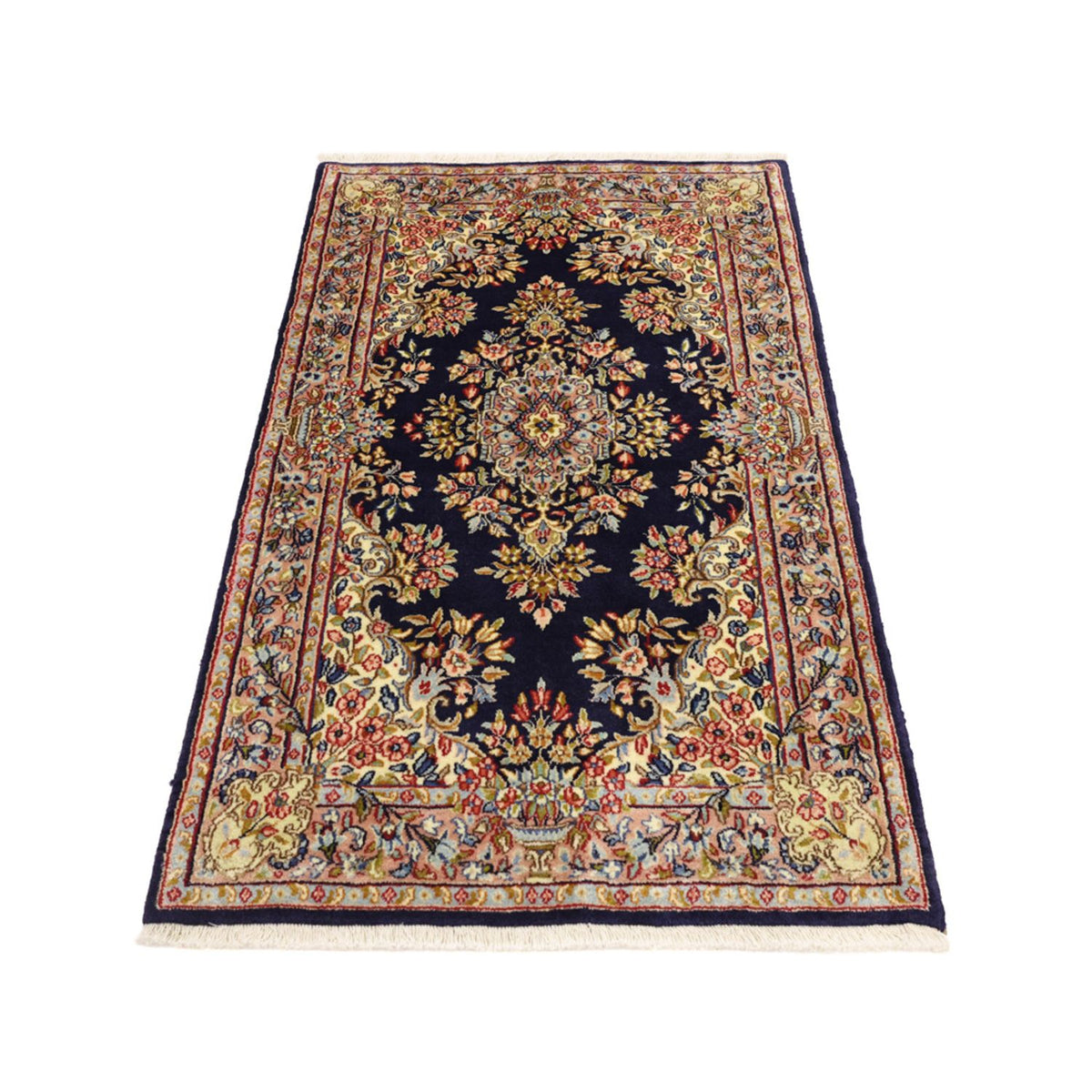 Tapis persan - Classique - 148 x 92 cm - bleu