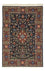 Tapis oriental - Isfahan - Chaîne de soie - 166 x 114 cm - bleu foncé