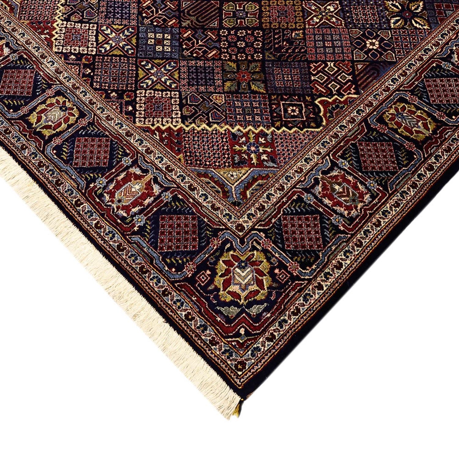 Tapis persan - Keshan - 215 x 140 cm - bleu foncé