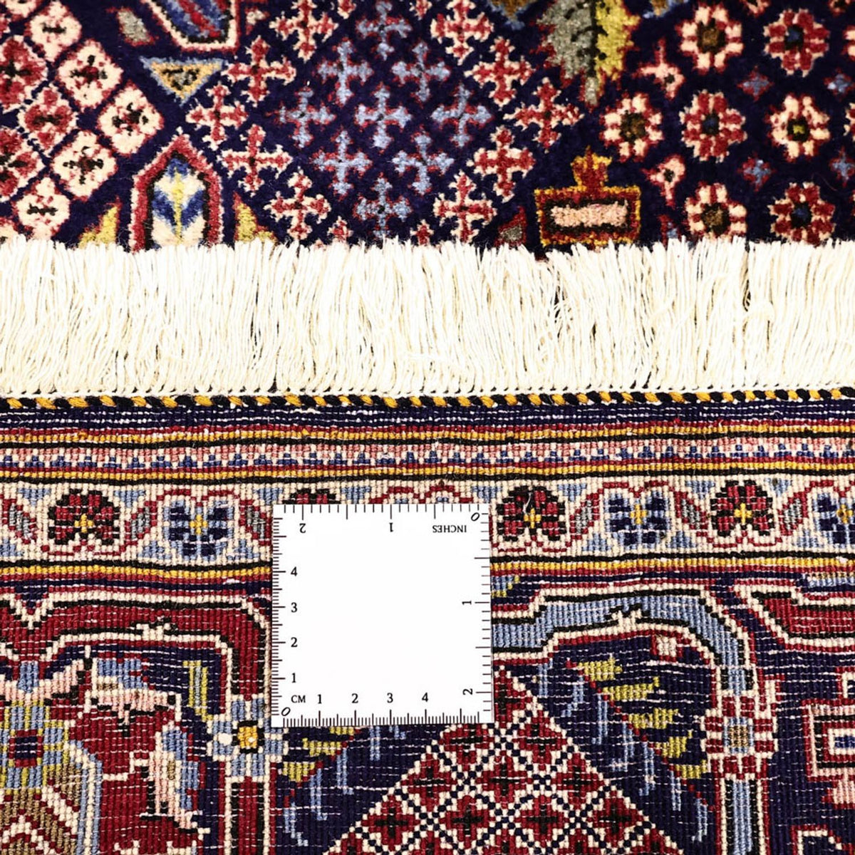 Tapis persan - Keshan - 215 x 140 cm - bleu foncé