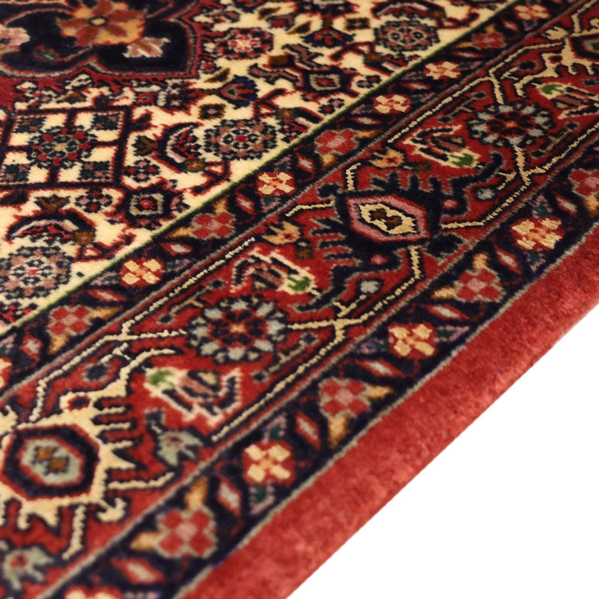 Tapis persan - Bidjar - 140 x 70 cm - beige foncé