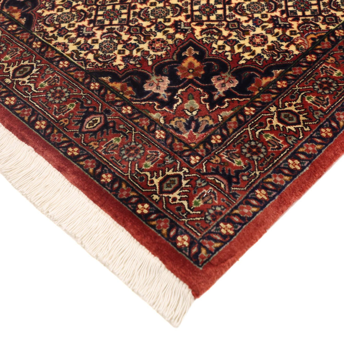 Tapis persan - Bidjar - 140 x 70 cm - beige foncé