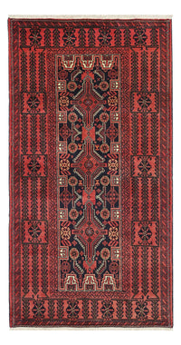 Tapis de couloir Tapis Belutsch - 195 x 100 cm - rouge foncé