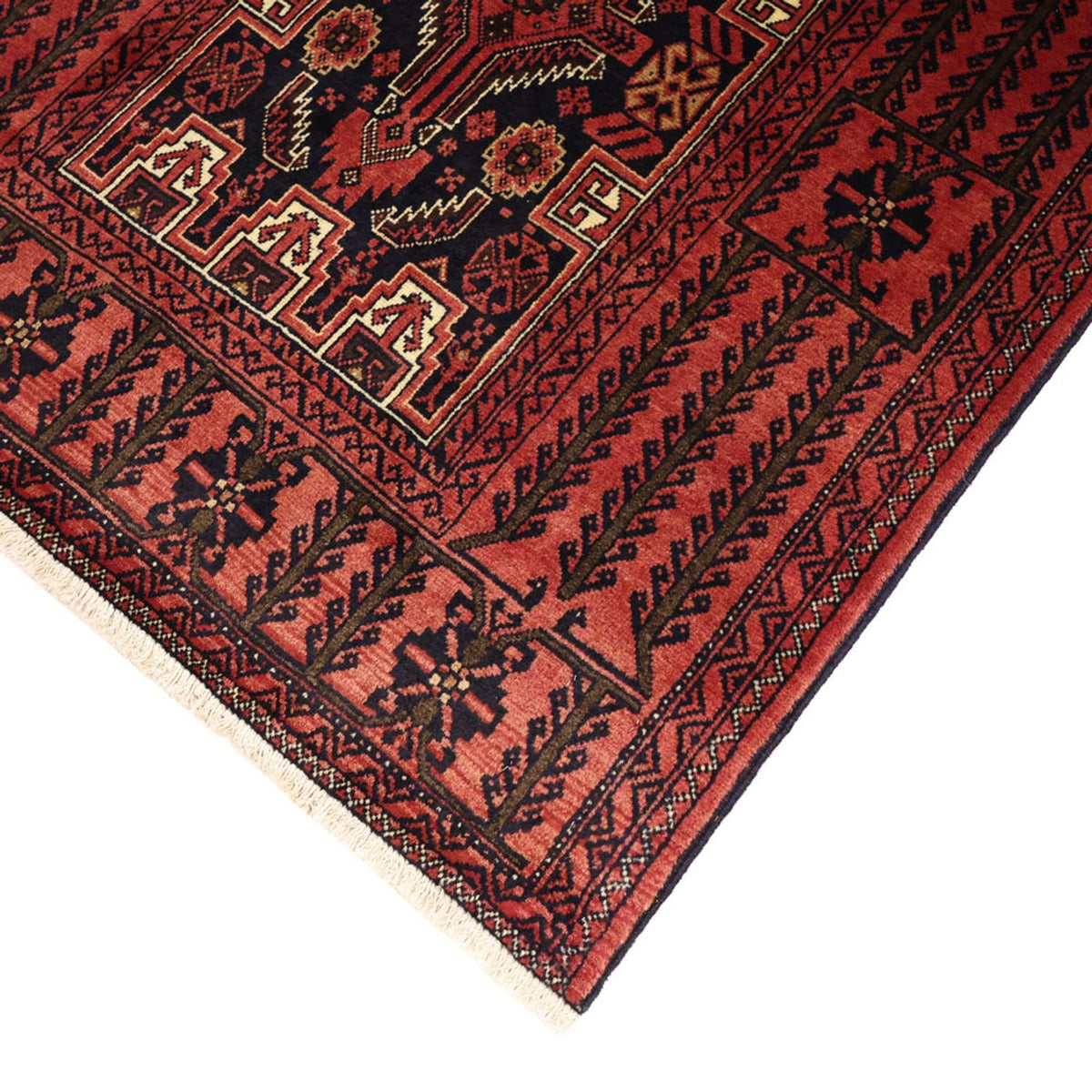 Tapis de couloir Tapis Belutsch - 195 x 100 cm - rouge foncé