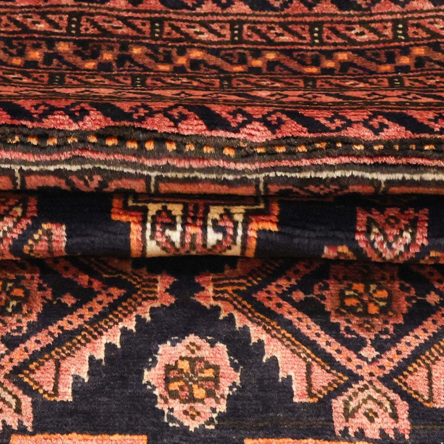 Tapis de couloir Tapis Belutsch - 186 x 101 cm - marron foncé
