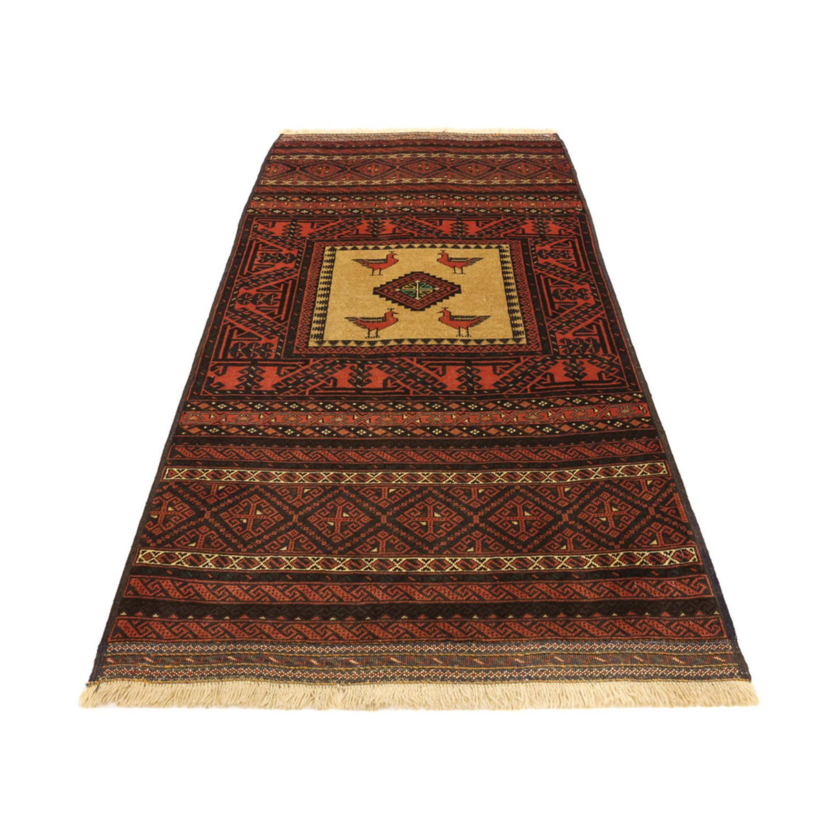 Tapis de couloir Tapis Belutsch - 198 x 96 cm - multicolore
