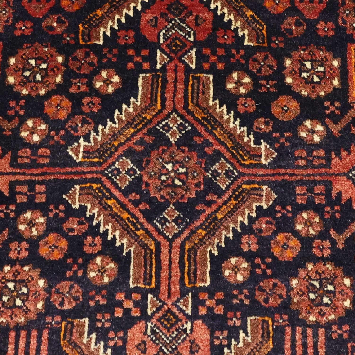 Tapis de couloir Tapis Belutsch - 198 x 109 cm - marron foncé