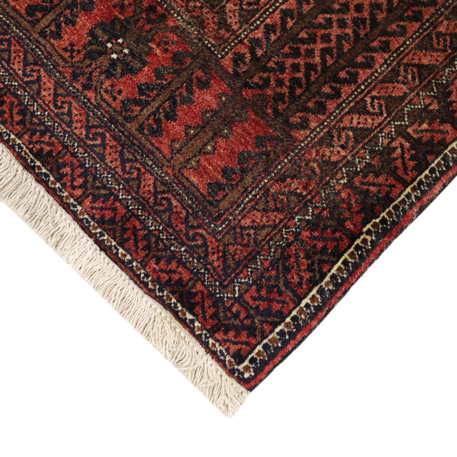Tapis de couloir Tapis Belutsch - 198 x 109 cm - marron foncé