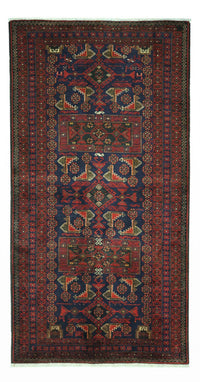 Tapis de couloir Tapis Belutsch - 194 x 101 cm - rouge foncé